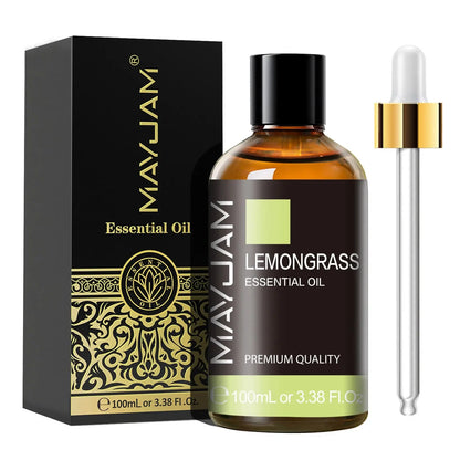 MAYJAM 1PCS 100ML Essential Oil with Dropper Sandalwood Lavender Eucalyptus Vanilla Aroma Oil For Humidifier Scent Candle Burner - Image #16