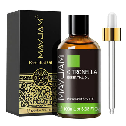 MAYJAM 1PCS 100ML Essential Oil with Dropper Sandalwood Lavender Eucalyptus Vanilla Aroma Oil For Humidifier Scent Candle Burner - Image #23