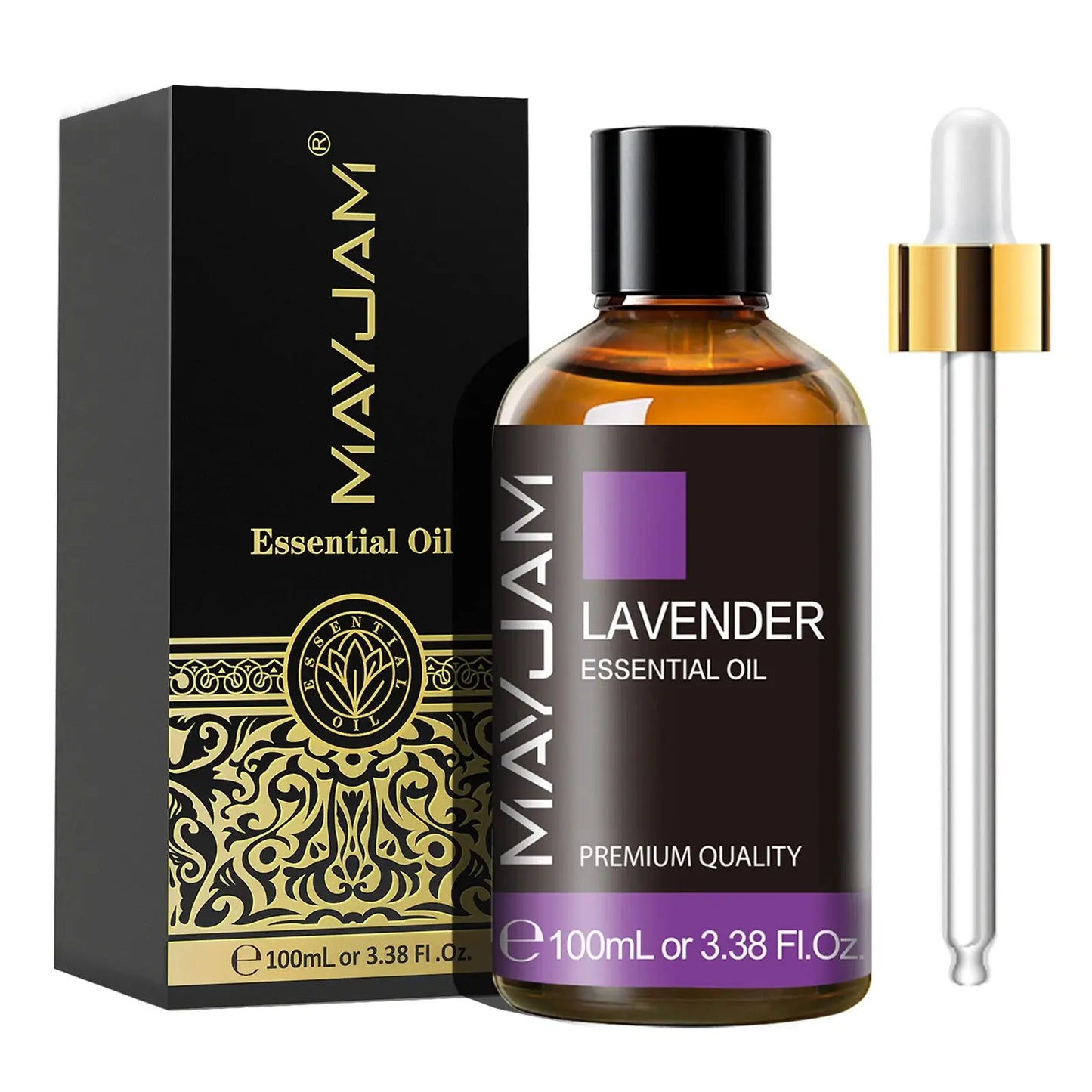 MAYJAM 1PCS 100ML Essential Oil with Dropper Sandalwood Lavender Eucalyptus Vanilla Aroma Oil For Humidifier Scent Candle Burner - Image #35