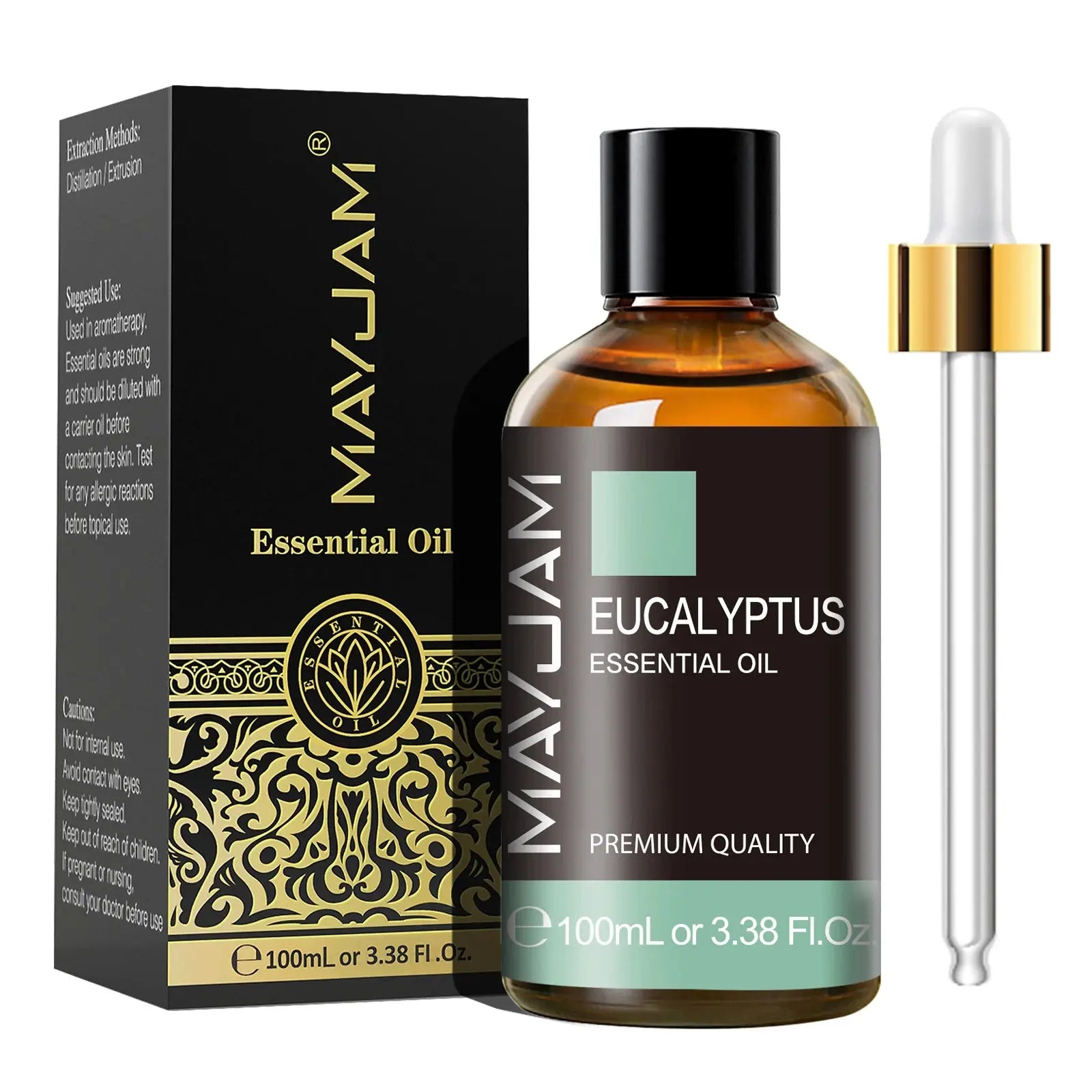 MAYJAM 1PCS 100ML Essential Oil with Dropper Sandalwood Lavender Eucalyptus Vanilla Aroma Oil For Humidifier Scent Candle Burner - Image #18