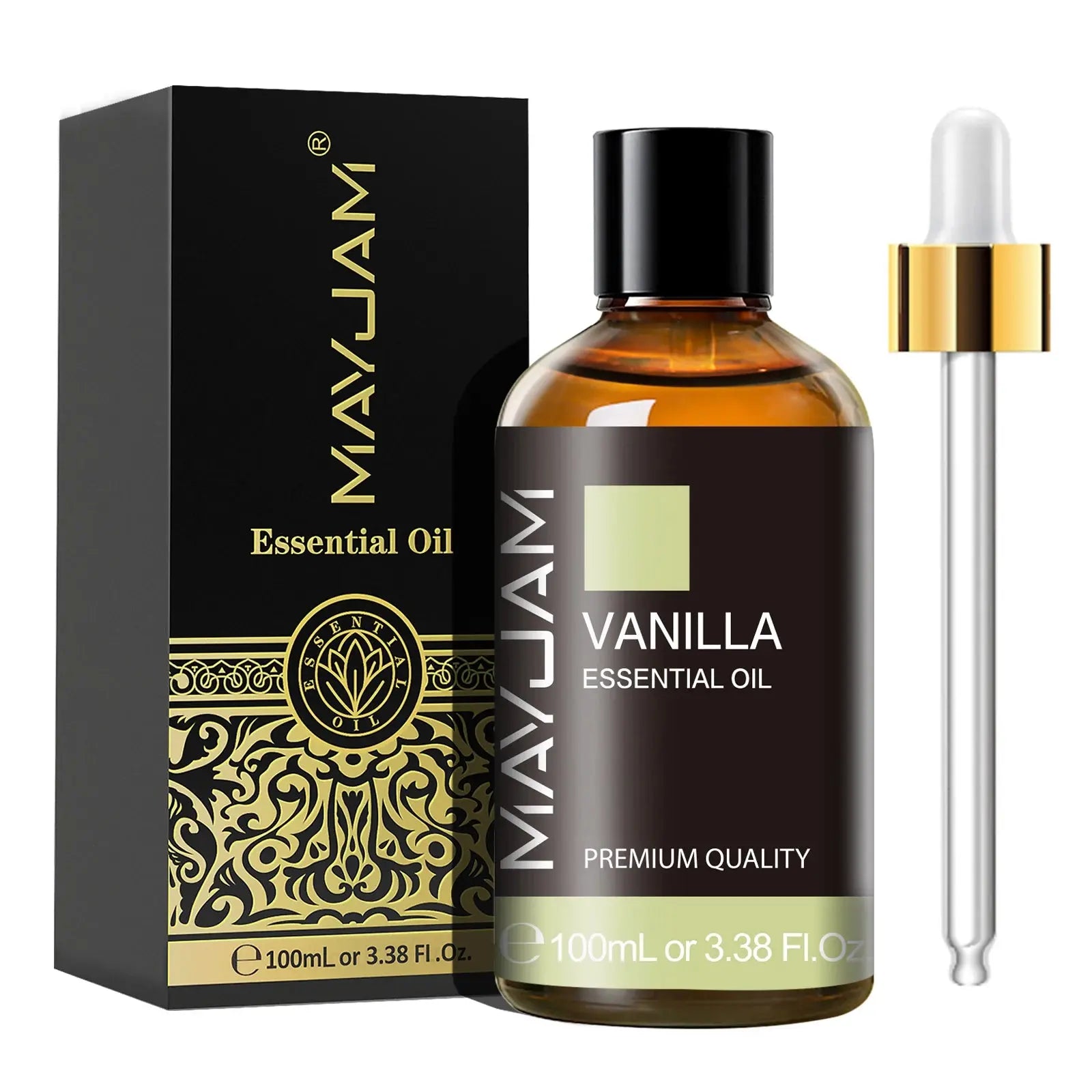 MAYJAM 1PCS 100ML Essential Oil with Dropper Sandalwood Lavender Eucalyptus Vanilla Aroma Oil For Humidifier Scent Candle Burner - Image #28