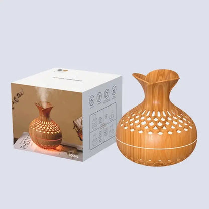 Aromatherapy Wood Grain Diffuser – Purify, Refresh & Relax - Image #5