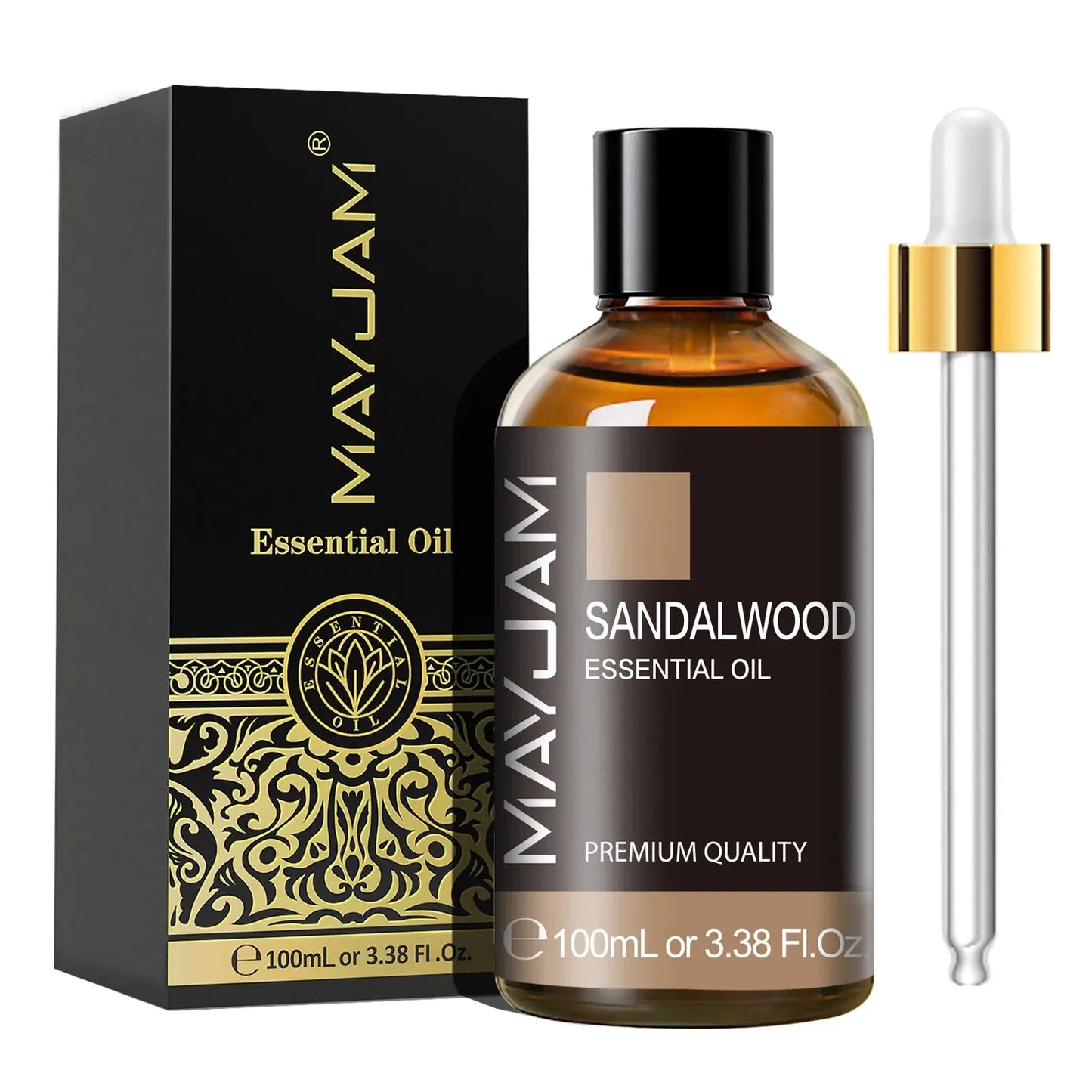 MAYJAM 1PCS 100ML Essential Oil with Dropper Sandalwood Lavender Eucalyptus Vanilla Aroma Oil For Humidifier Scent Candle Burner - Image #32